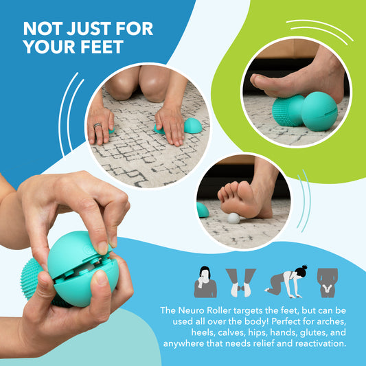RAD Neuro Roller | Textured Foam Roller for Nervous System Recovery & Deep Tissue Relief