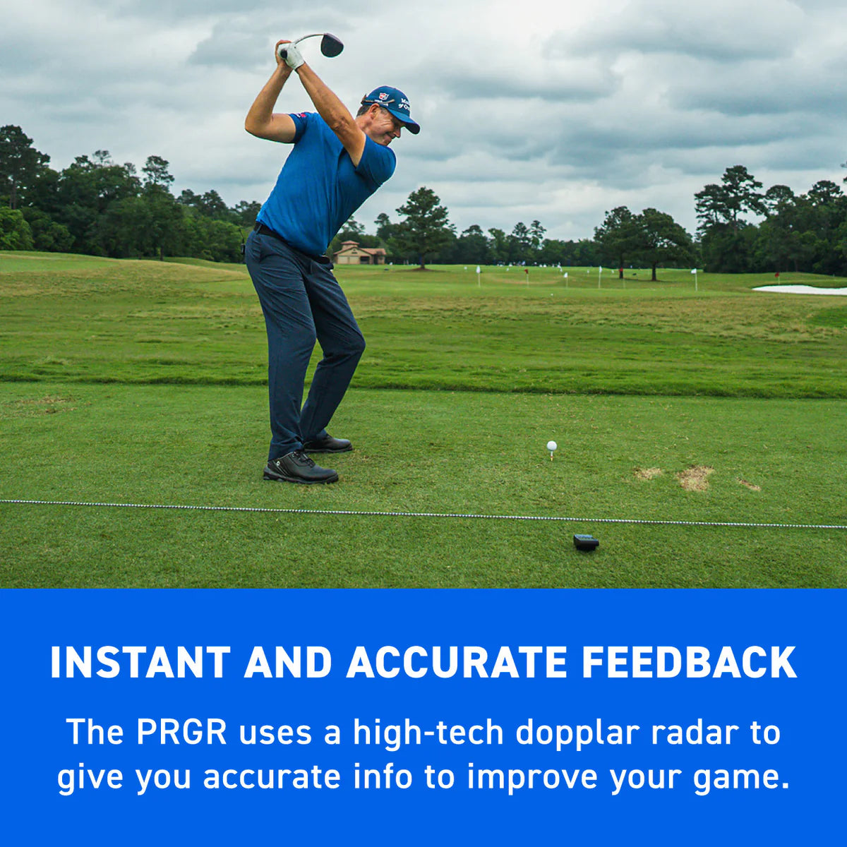 PRGR Portable Launch Monitor - Compact Golf Performance Tracker