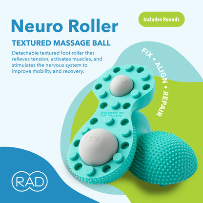 RAD Neuro Roller | Textured Foam Roller for Nervous System Recovery & Deep Tissue Relief