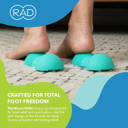 RAD Neuro Roller | Textured Foam Roller for Nervous System Recovery & Deep Tissue Relief