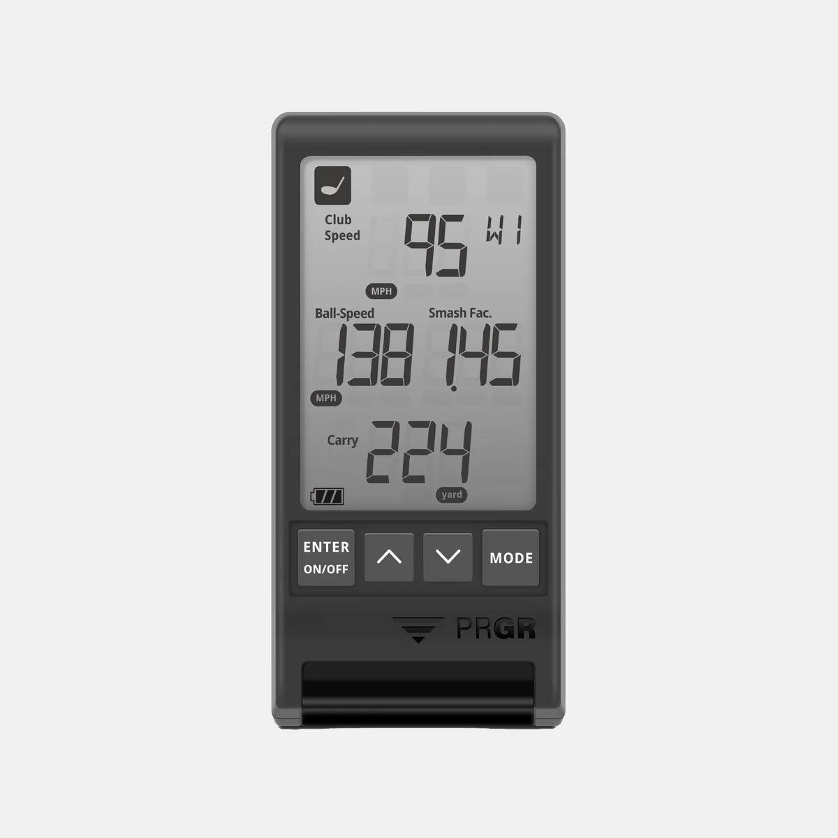 PRGR Portable Launch Monitor - Compact Golf Performance Tracker