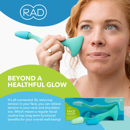 RAD Face Roller | Facial Massage Tool for Lymphatic Drainage & Skin Rejuvenation