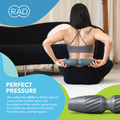 RAD Helix | Spiral Foam Roller for Deep Tissue & Myofascial Release