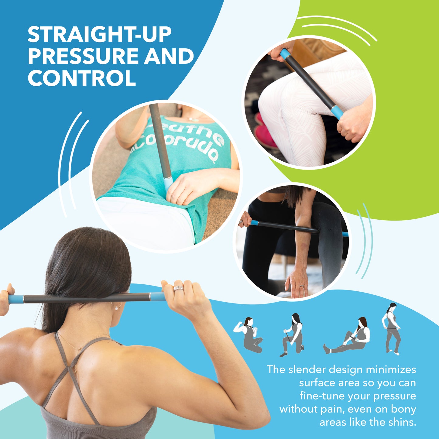 RAD Rod & Rod Mini | Precision Massage Stick & Myofascial Release Tool