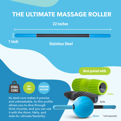 RAD Rod & Rod Mini | Precision Massage Stick & Myofascial Release Tool