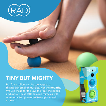 RAD ROLLER Rounds Massage Ball Set (3-Pack)