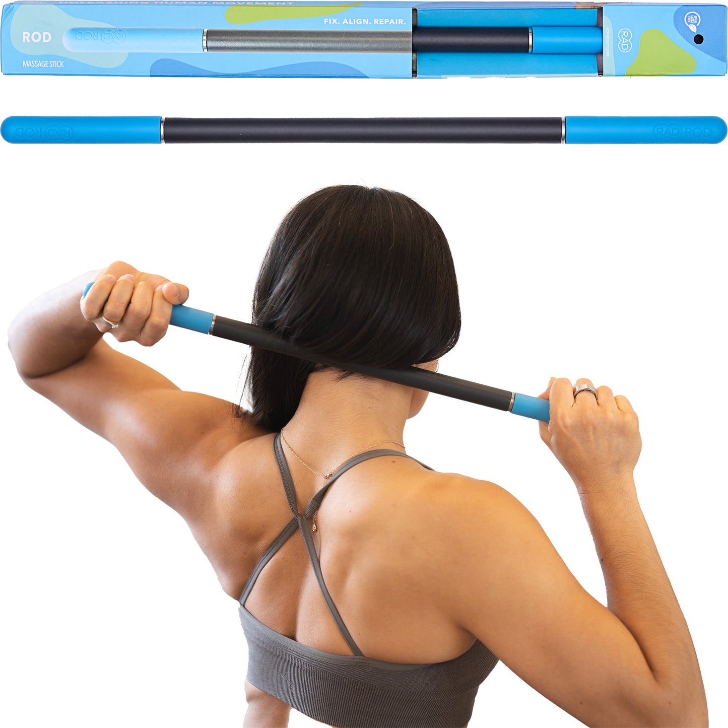 RAD Rod & Rod Mini | Precision Massage Stick & Myofascial Release Tool