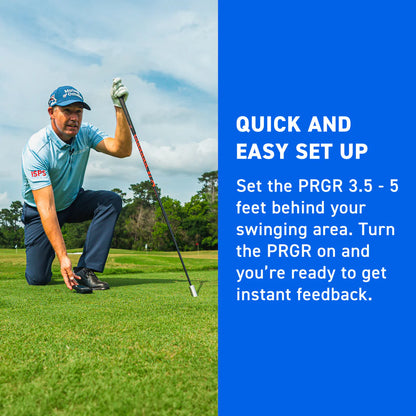 PRGR Portable Launch Monitor - Compact Golf Performance Tracker