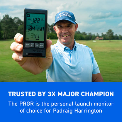 PRGR Portable Launch Monitor - Compact Golf Performance Tracker