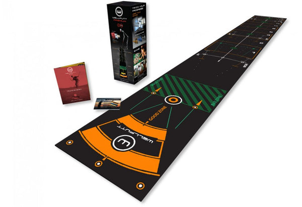 NEW WellPutt 4m Putting Mat - Classic (BLACK) Putting Mat +